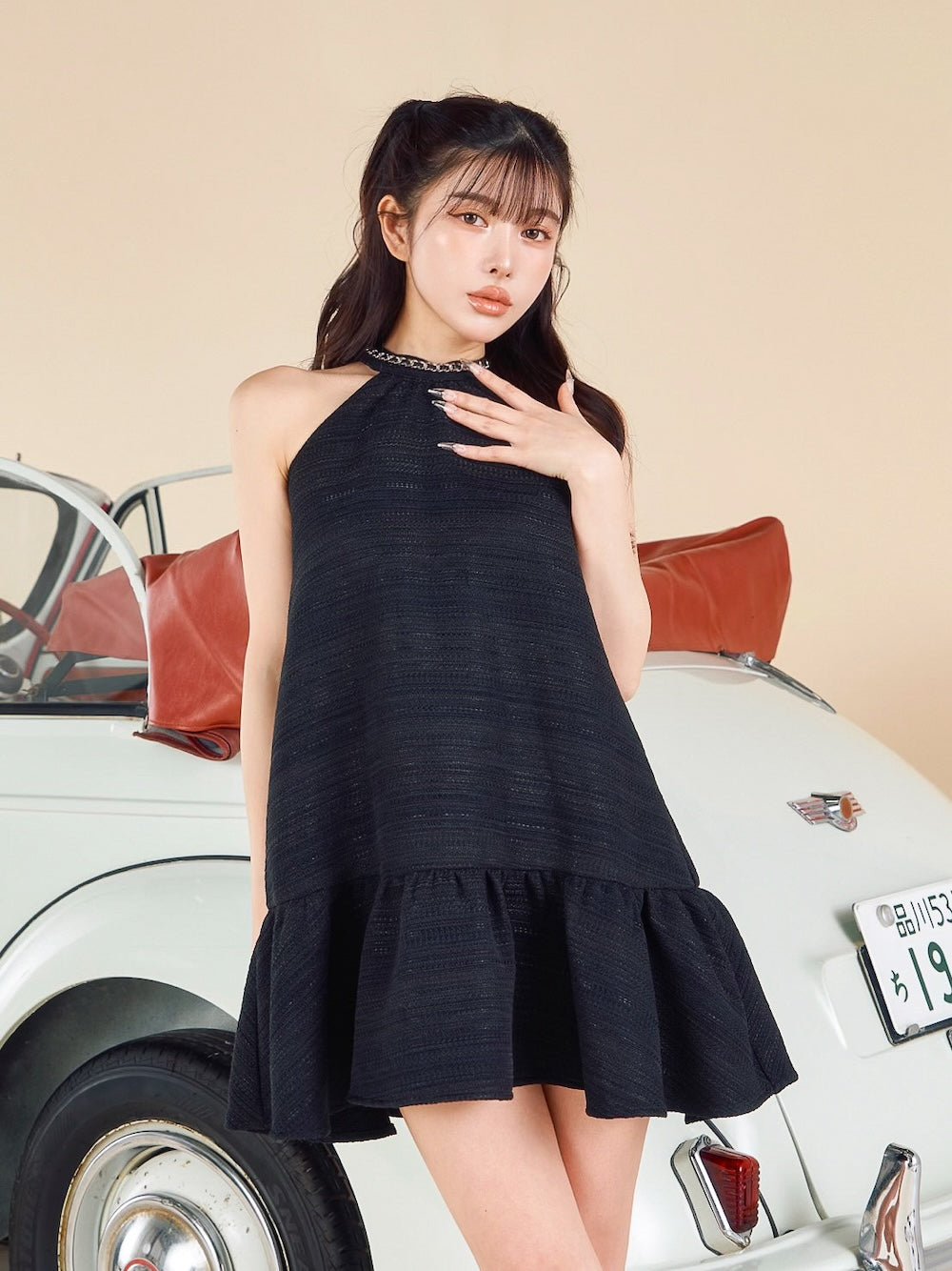 チェーンツイードフレアミニワンピース – Darich (ダーリッチ)