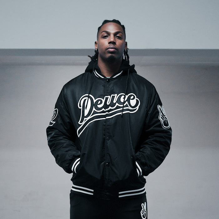 Deuce Brand Varsity Jacket - Black