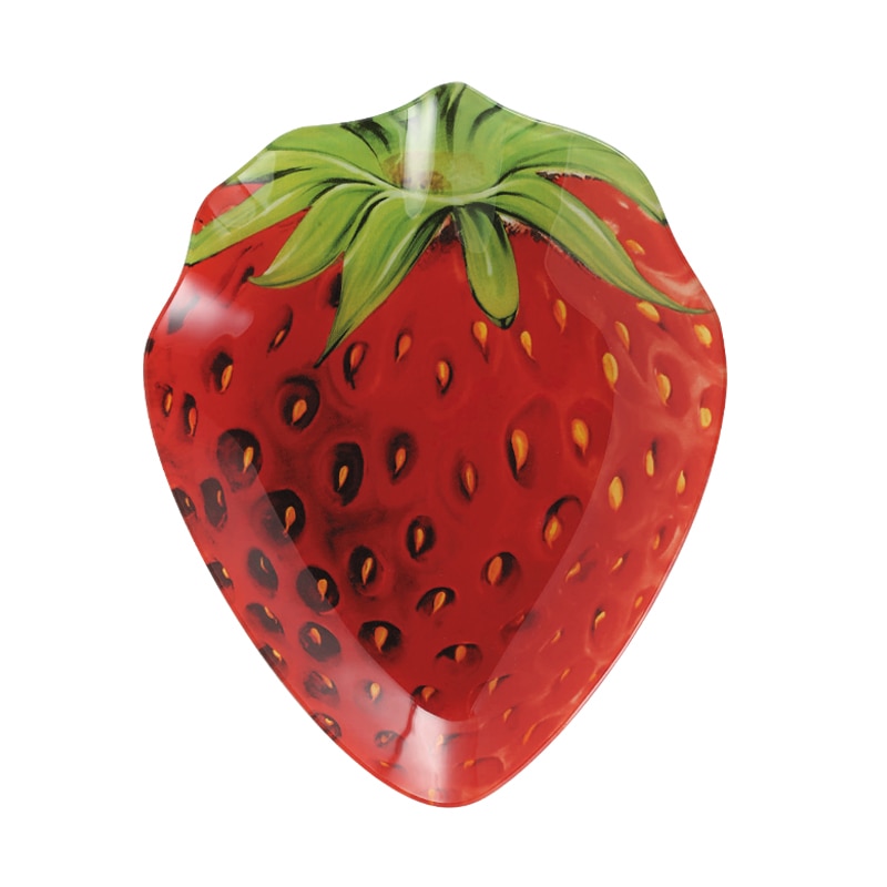 DULTON ONLINE SHOP | GLASS FARMER PLATE STRAWBERRY(STRAWBERRY