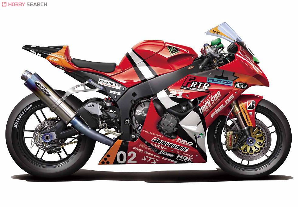 エヴァRT 弐号機 トリックスター FRTR Kawasaki ZX-10R 2011