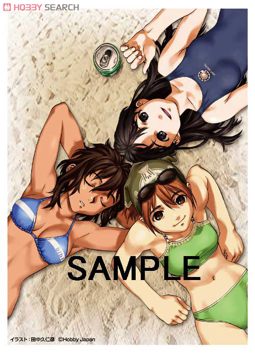 田中久仁彦 カードスリーブ ぎゃざガール夏 (瑠衣・梨沙・由良