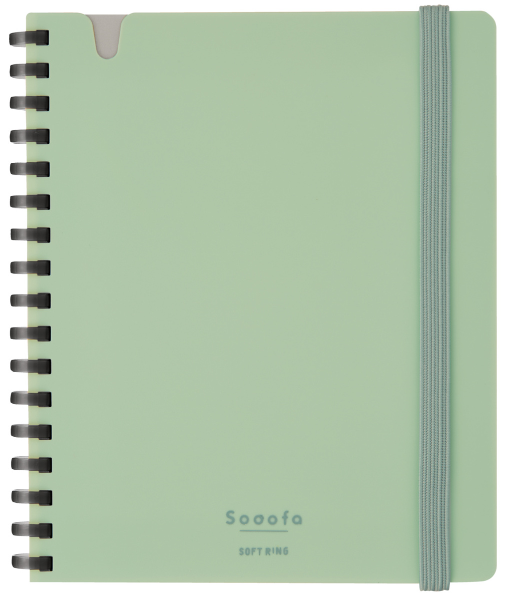 ソフトリング スーファ ソフトリングノート A6 4mm方眼罫 80枚