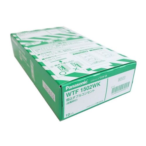 パナソニック コンセント10個 WTF1532WK の通販