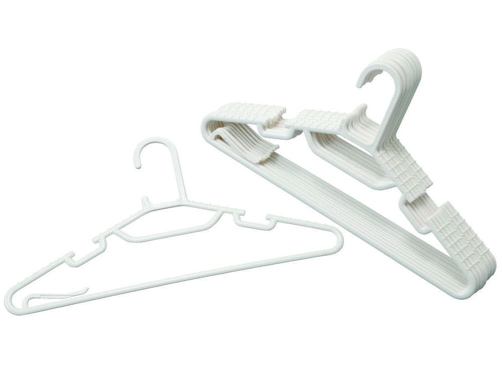 ランドリ―ハンガー 10本組 アイボリー の通販 | ホームセンター