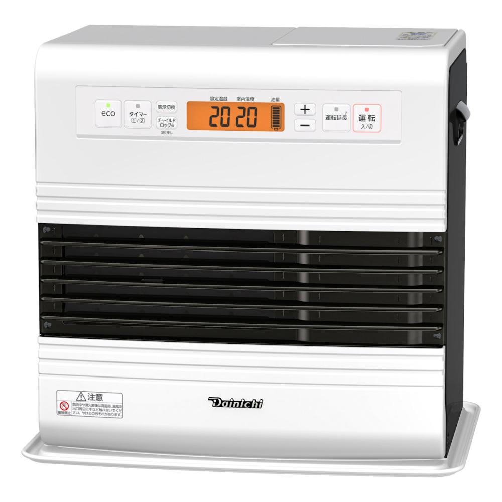 ダイニチ 石油ファンヒーター 木造15畳 スノーホワイト FW