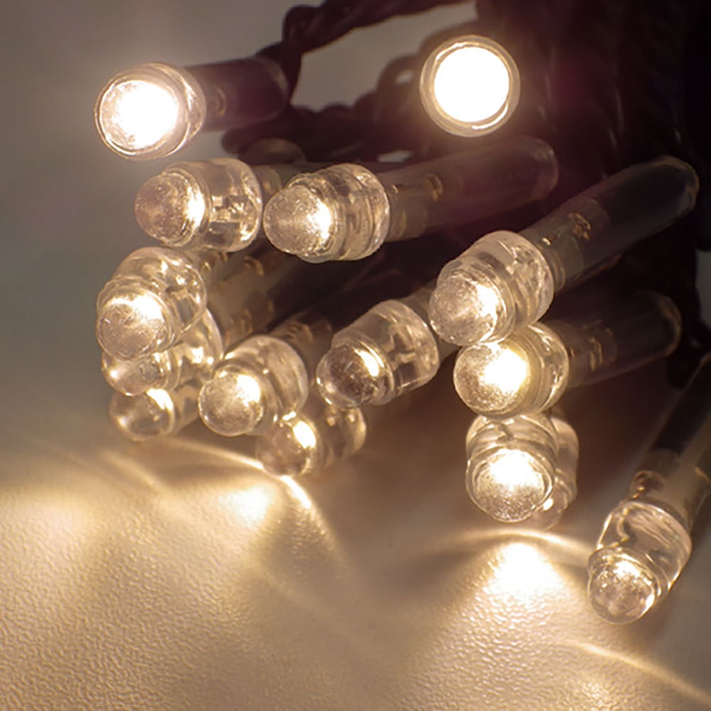 tlight LEDイルミネーション シャンパンゴールド（砲弾型