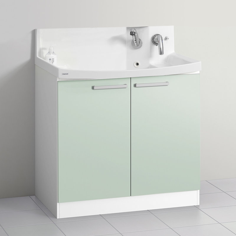 クリナップ 洗面台 ファンシオ 間口900mm 高さ800mm 開き