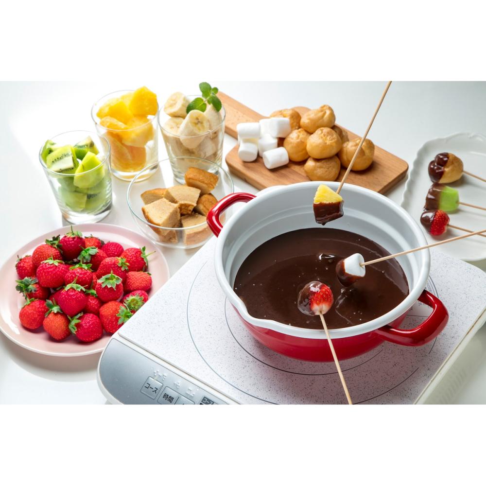 高木金属工業 ホーローフライ＆フォンデュ鍋 20cm の通販