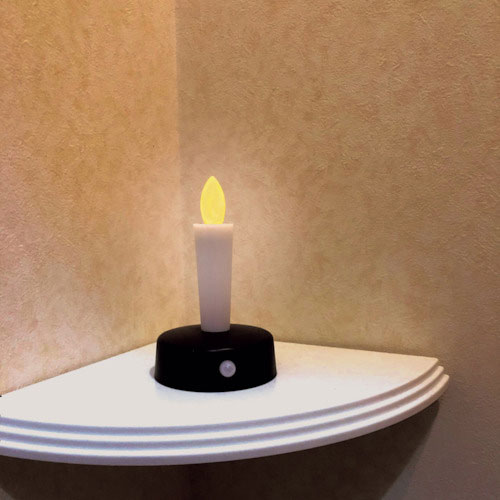 リーベックス ミニセンサーライト ゆらめいて光るキャンドルタイプ＿