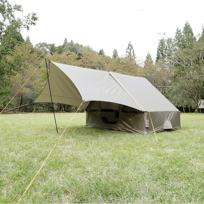 予約商品】 ナチュラルシーズン エアーフレーム タープ付きテント