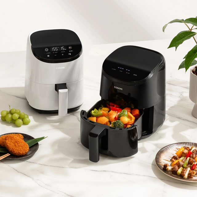 COSORI ミニ ノンフライヤー 2L ブラック CAF-LI211-KJP(ブラック): OA