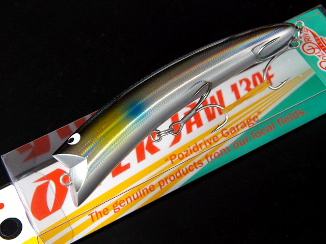 ポジドライブガレージ オーバージョー130F 130mm/28g【シーバスルアー