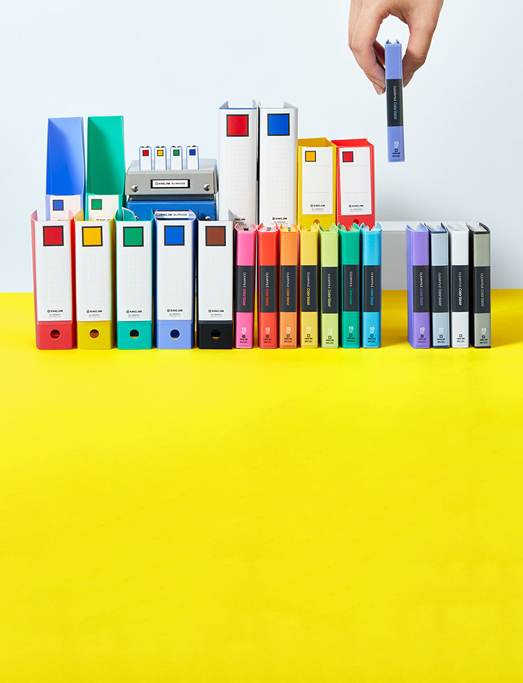 キングミニ | ファイルとテプラのキングジム