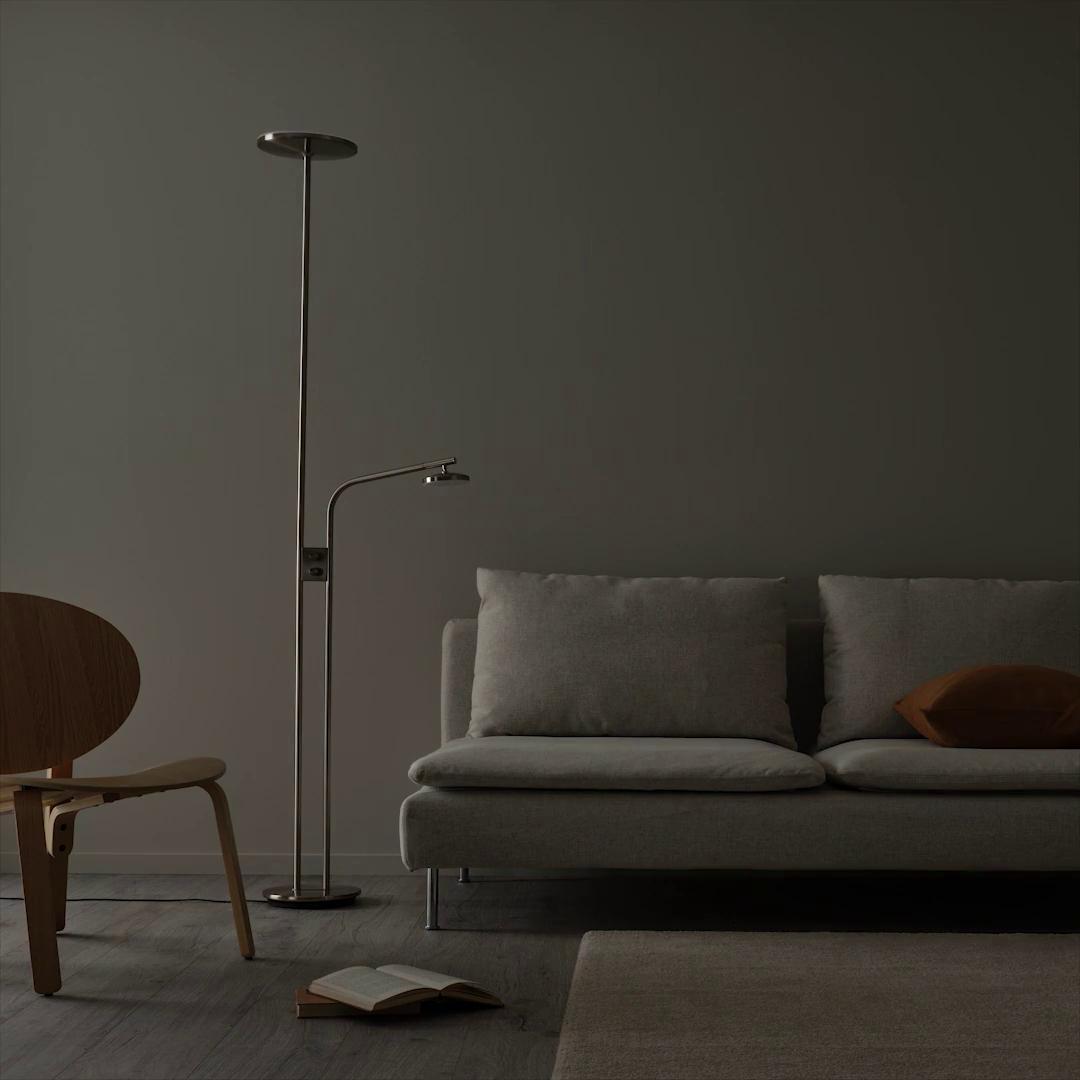 ISJAKT イスヤクト LEDフロアアップライト/読書ランプ, 調光可能