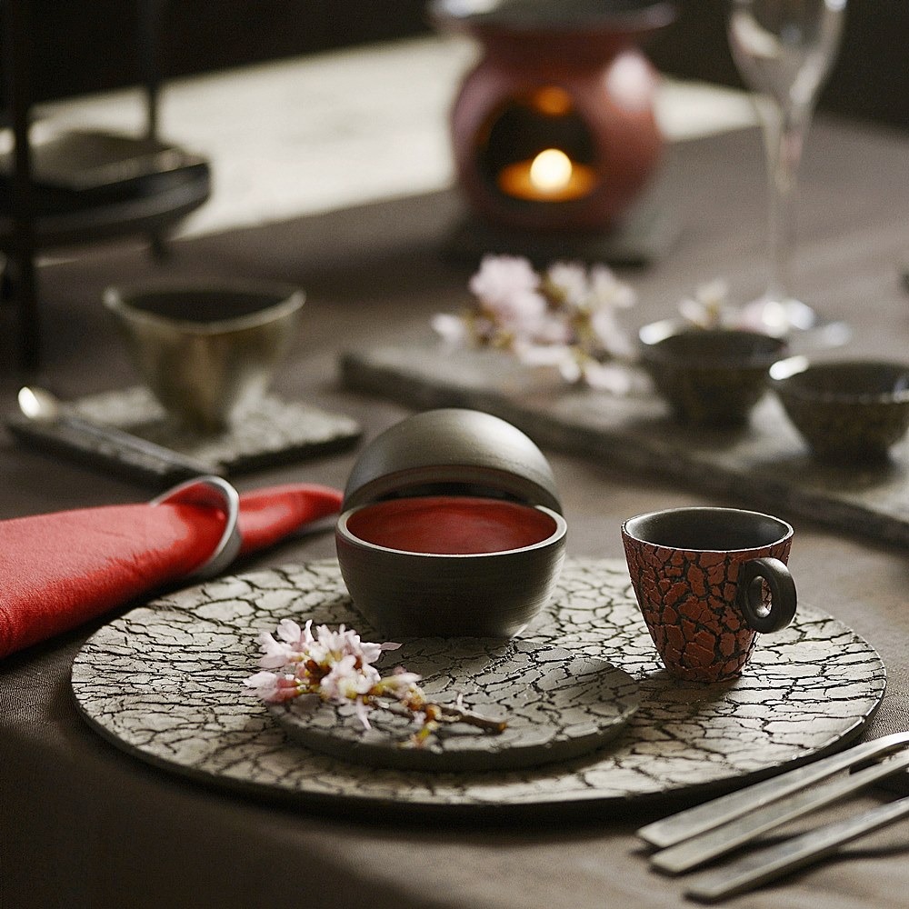 にしだゆか WBSBプレート 丸 作家もの和食器通販”IVORY