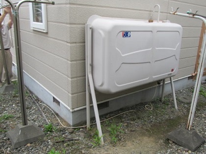 札幌ホームタンク移動工事 黒澤石油販売 札幌白石区｜厚別区｜清田区