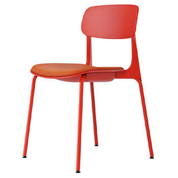 8124RL-FPE8 オカムラ ミーティングチェアena 座パッド付き 4本脚