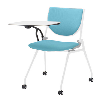 81S1EY-FSF5 オカムラ ルナチェア 4本脚 ライムグリーンシェル