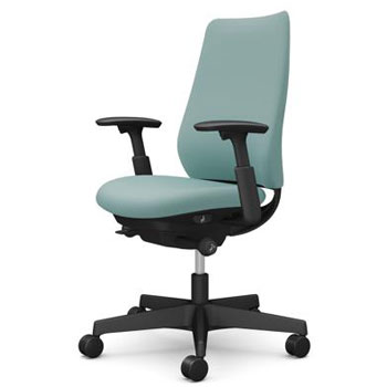 CF83XR-FSG4 オカムラ ポータム 背クッション ダークブルー 可動肘