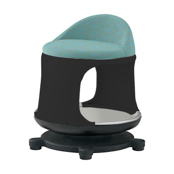 8124RL-FPE8 オカムラ ミーティングチェアena 座パッド付き 4本脚