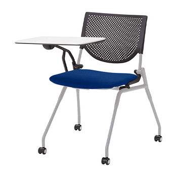 931CGB-F002 オカムラ クリール 4本脚 背メッシュ ホワイトシェル 肘