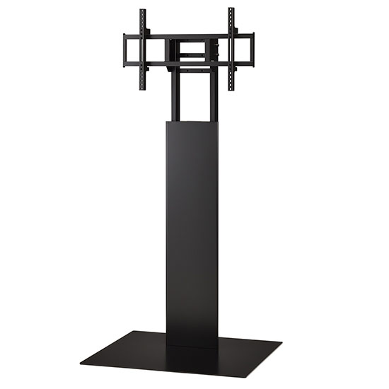 PU-857B ハヤミ ディスプレイスタンド壁寄せ ～80V型対応 ブラックの