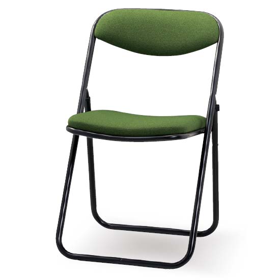 SCF20-MYD-PST-MDG サンケイ 折りたたみスチールパイプ椅子 背座布厚