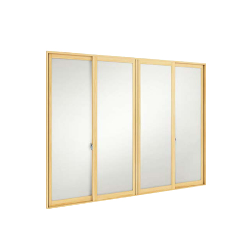 WOODONE（ウッドワン） サッシ MOKUサッシ 引違い窓／4枚建 W2600×H1200