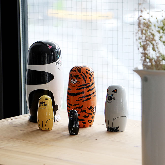 Feline 5 / 猫のマトリョーシカ | ゼネラルストア オルネ
