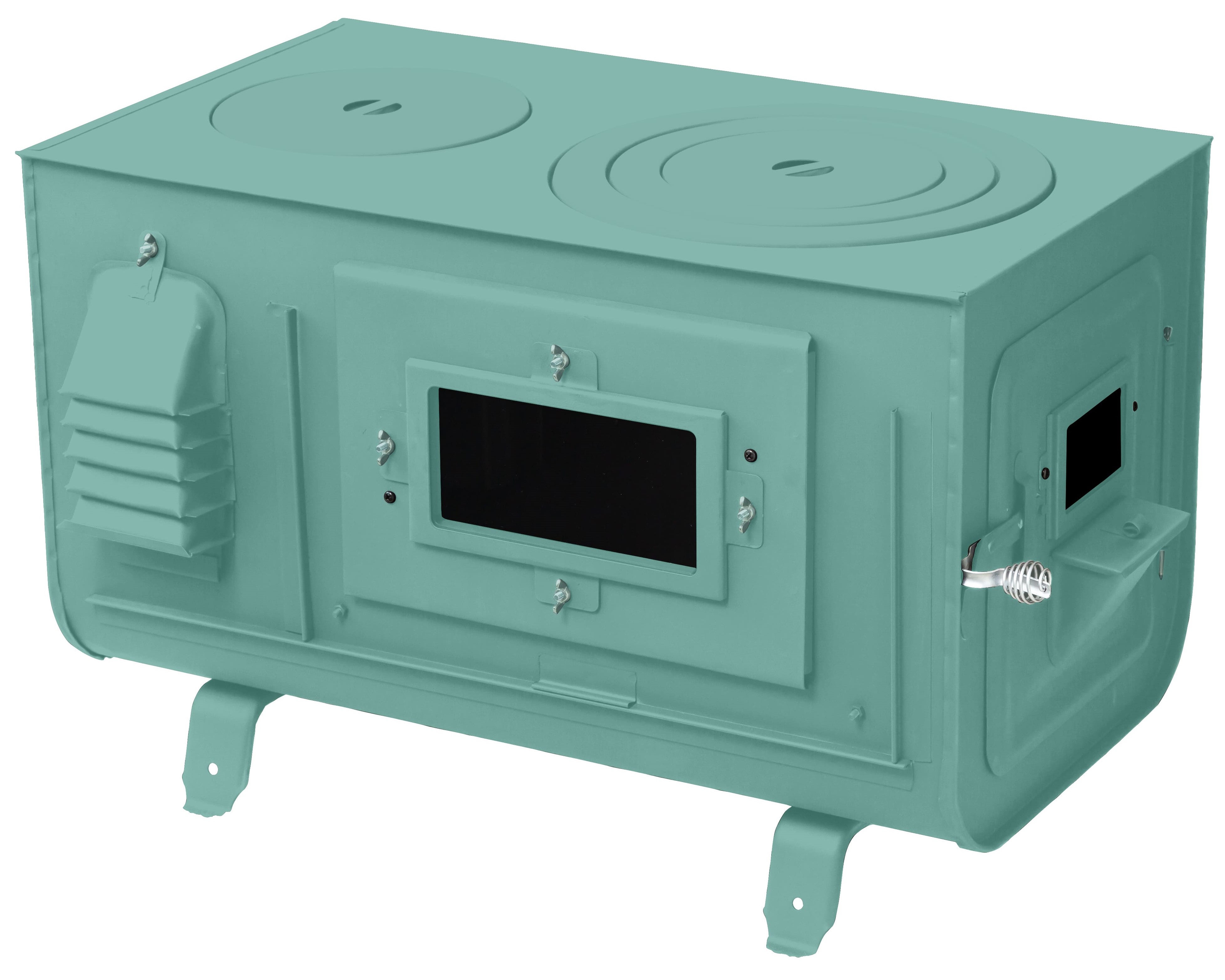 カラー角型3面窓付薪ストーブ”FIRE SIDE” 商品詳細│薪