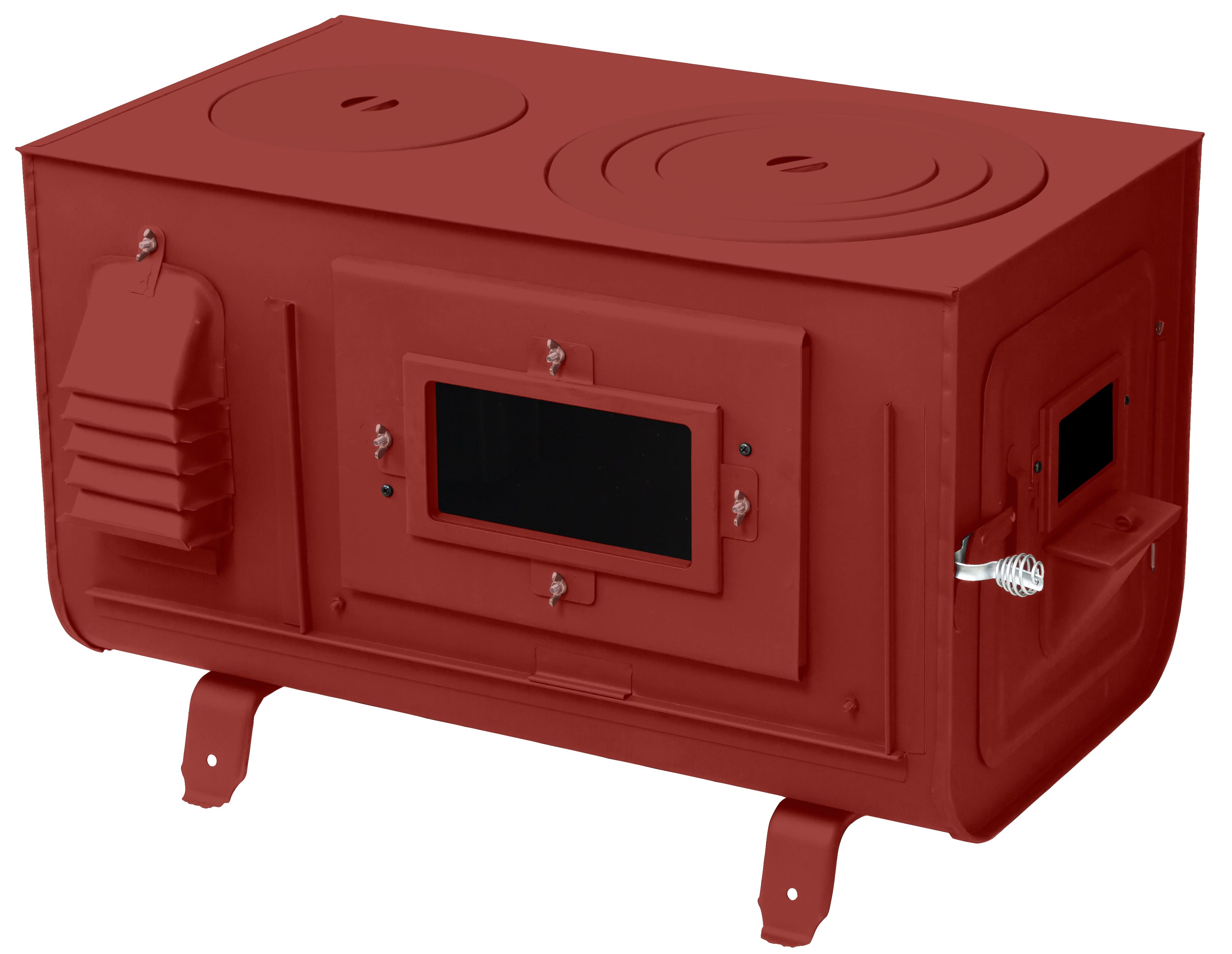 カラー角型3面窓付薪ストーブ”FIRE SIDE” 商品詳細│薪