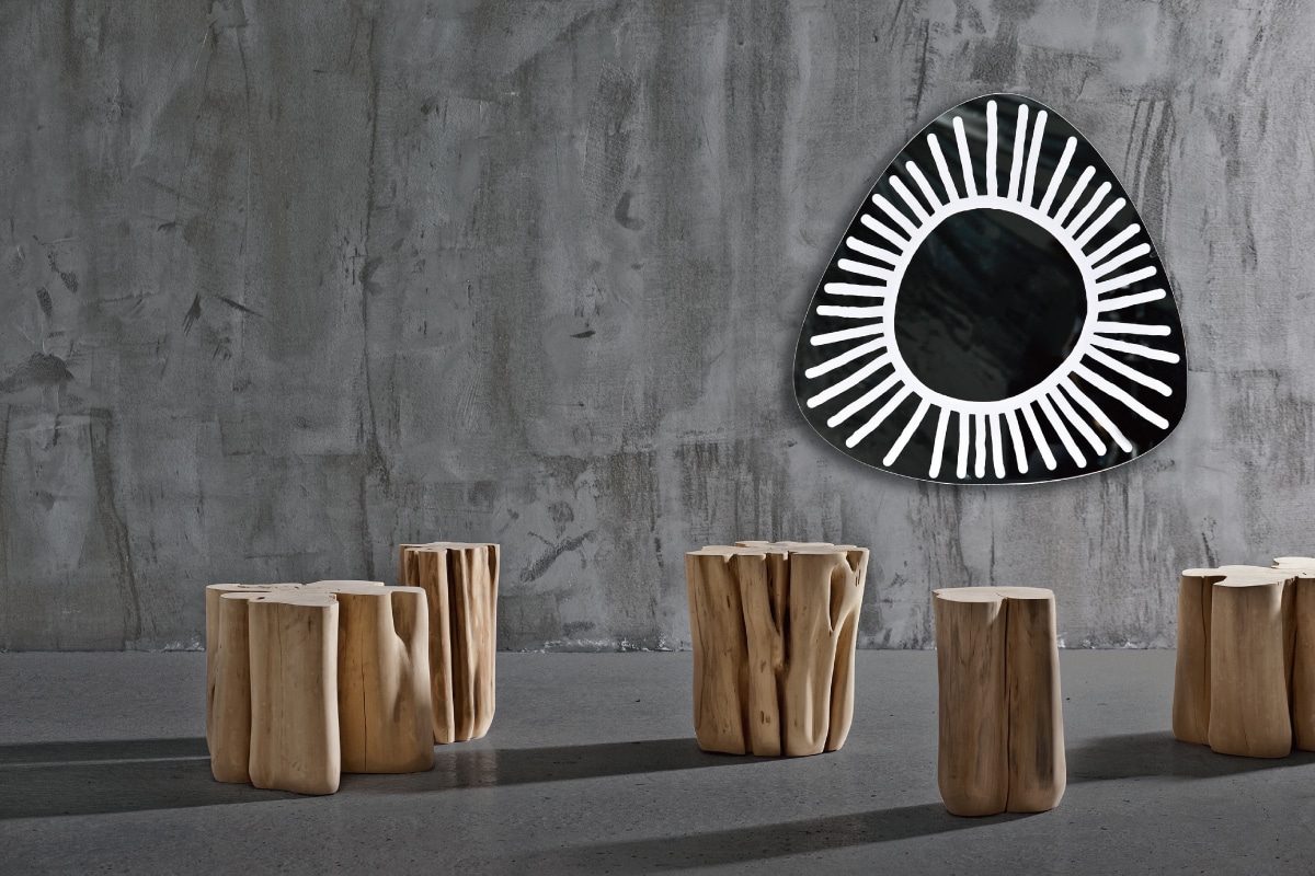 BRICK L サイドテーブル(直径46-55 高さ40cm)の通販 / マスターウォール