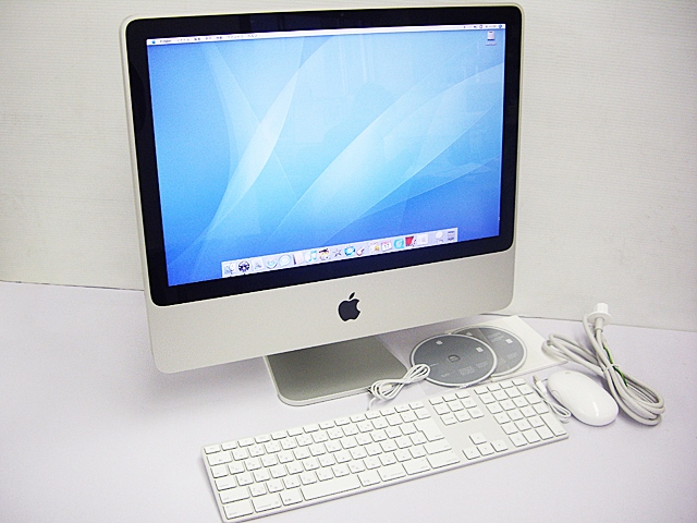 iMac intel 2.4GHz 24インチ Silver （2007/08）(中古)-Macパラダイス-