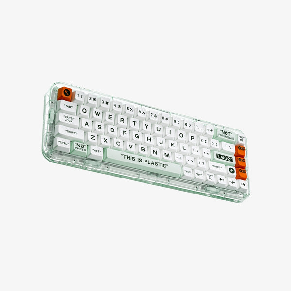 MelGeek Mojo68 Plastic See-through Mechanical Keyboard – MelGeek
