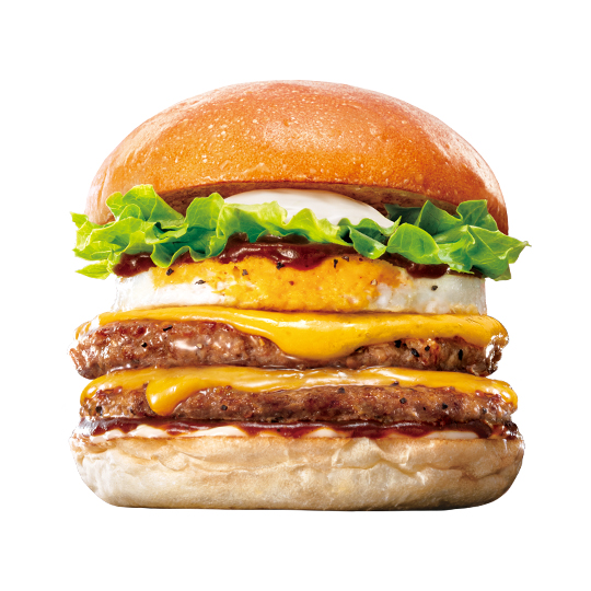 ダブルロコモコ絶品チーズバーガー｜メニュー｜ロッテリア