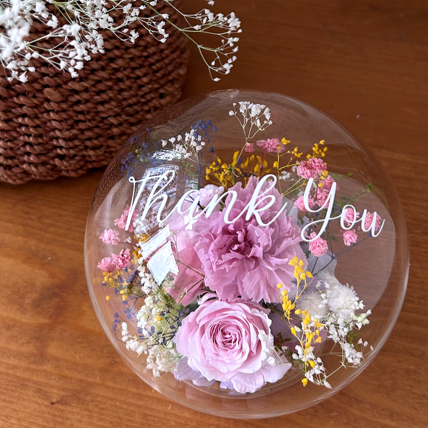プリザーブドフラワー 母の日 プレゼント 誕生日プレゼント ガラス