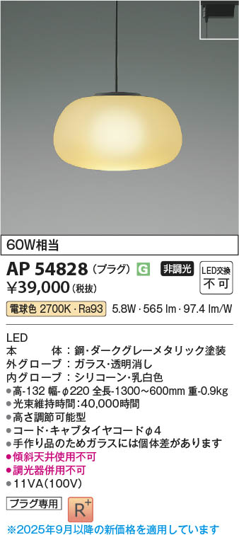 Koizumi コイズミ照明 LEDペンダント AP54828 | 商品紹介 | 照明器具の