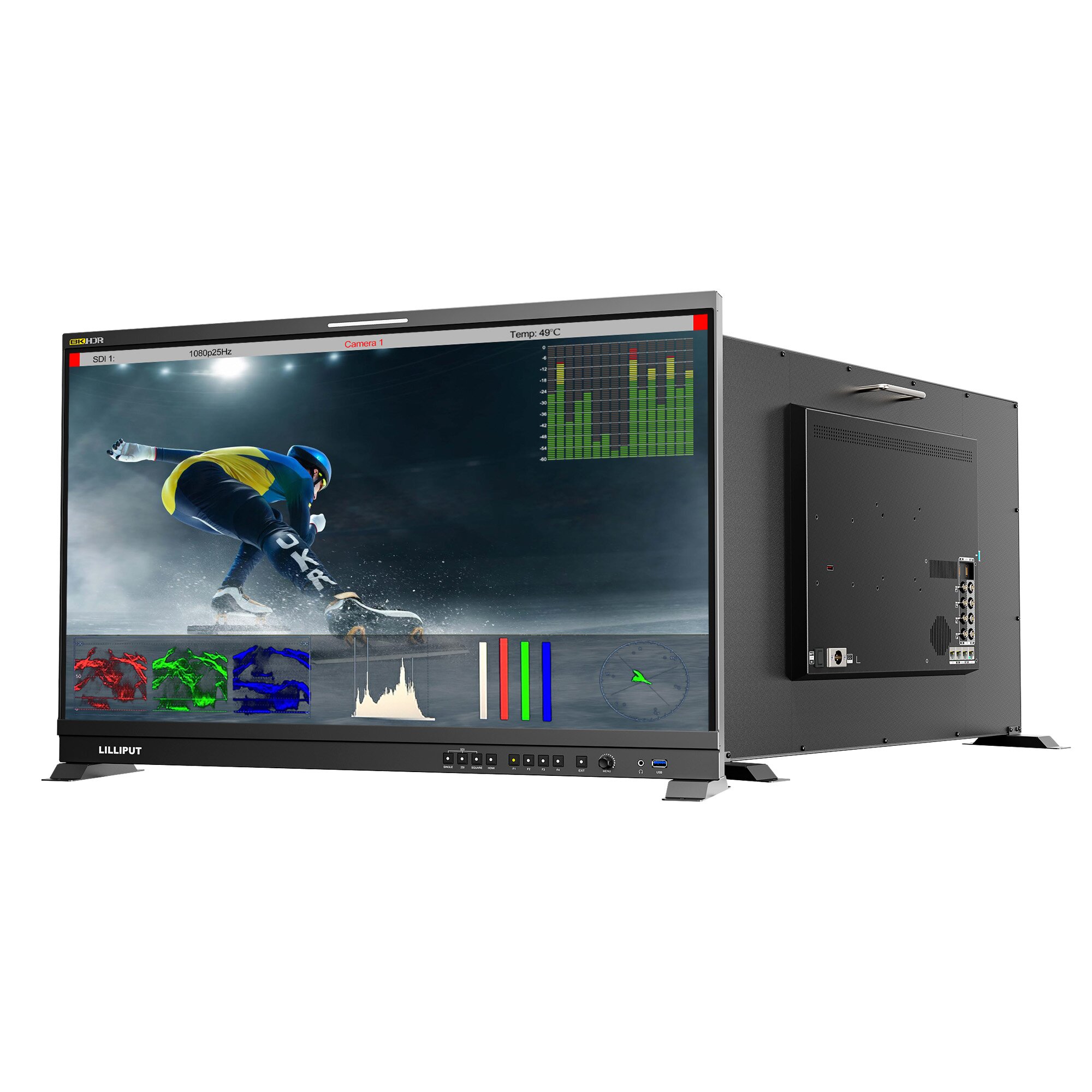 China 12G-SDI studio production monitor Manufacturer and Supplier