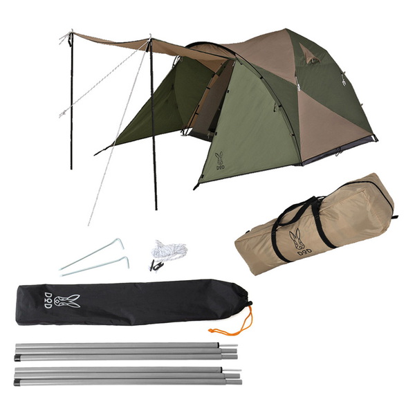 DOD(ディーオーディー) 【お得な2点セット】ザ・ワンタッチテント
