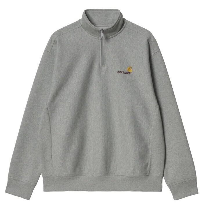 HALF ZIP AMERICAN SCRIPT SWEATSHIRT ハーフジップスウェット