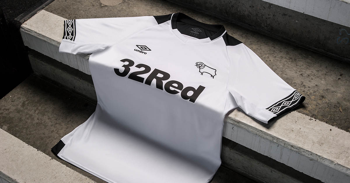 Umbro Launch 18/19 Derby County Home Kit - SoccerBible