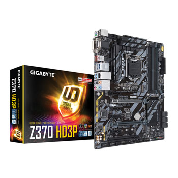 Gigabyte Intel Z370 HD3P Coffee Lake ATX Motherboard LN84637 | SCAN UK