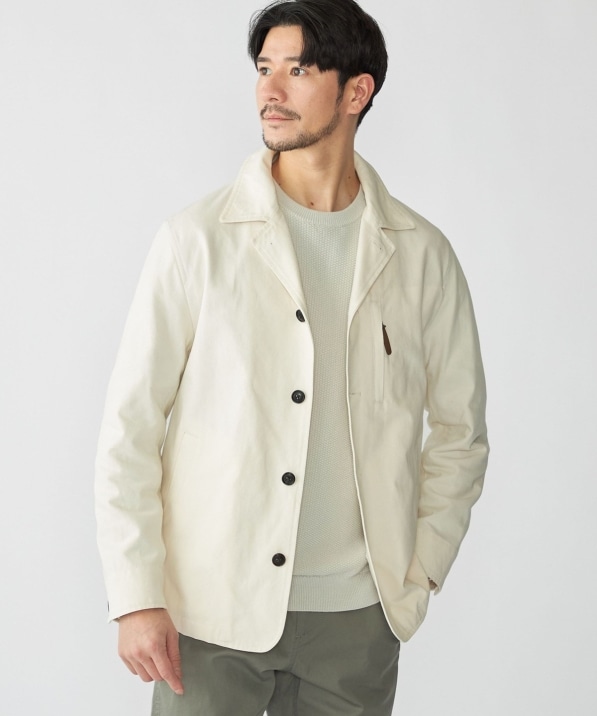 SHIPS: ハイツイスト コットン オックス ユーティリティ ジャケット