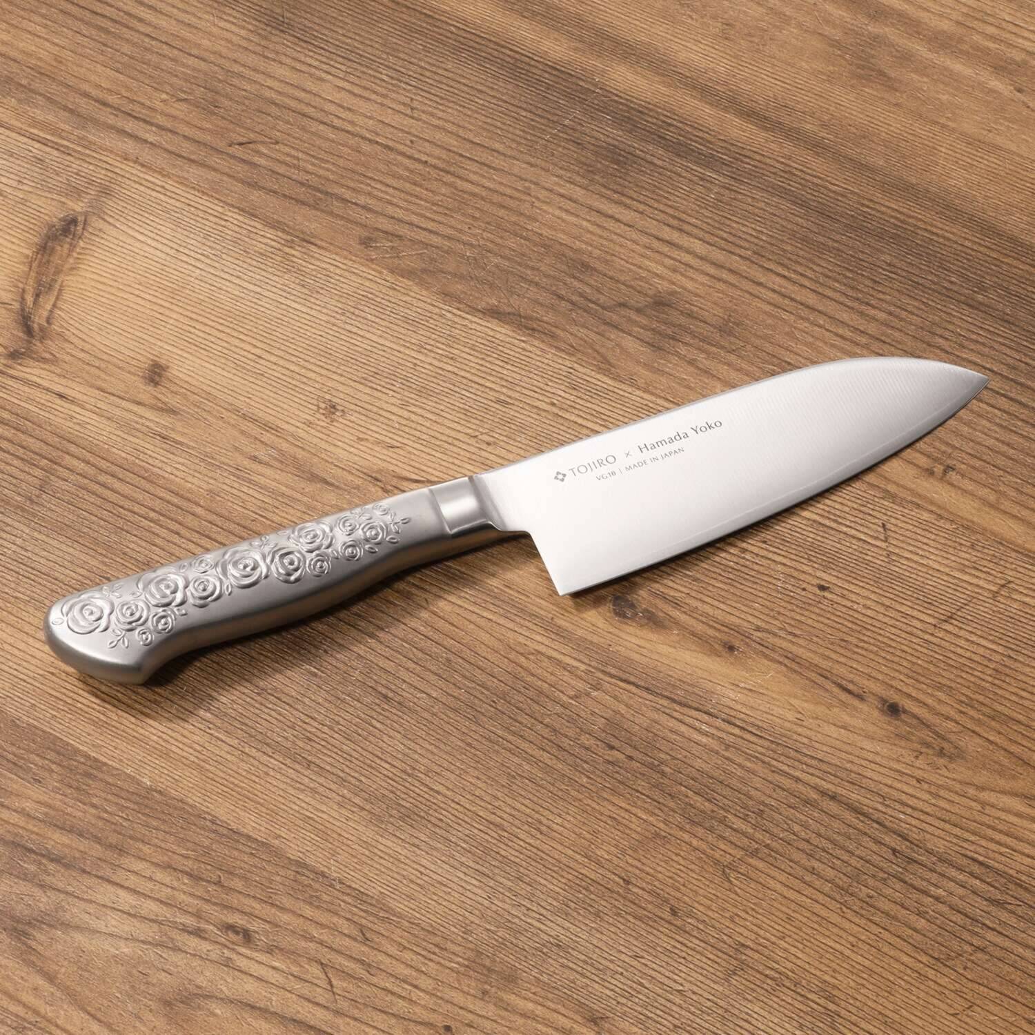 浜田ママプロデュース！ 使いやすい刀身の包丁 藤次郎 ロゼ ＜14