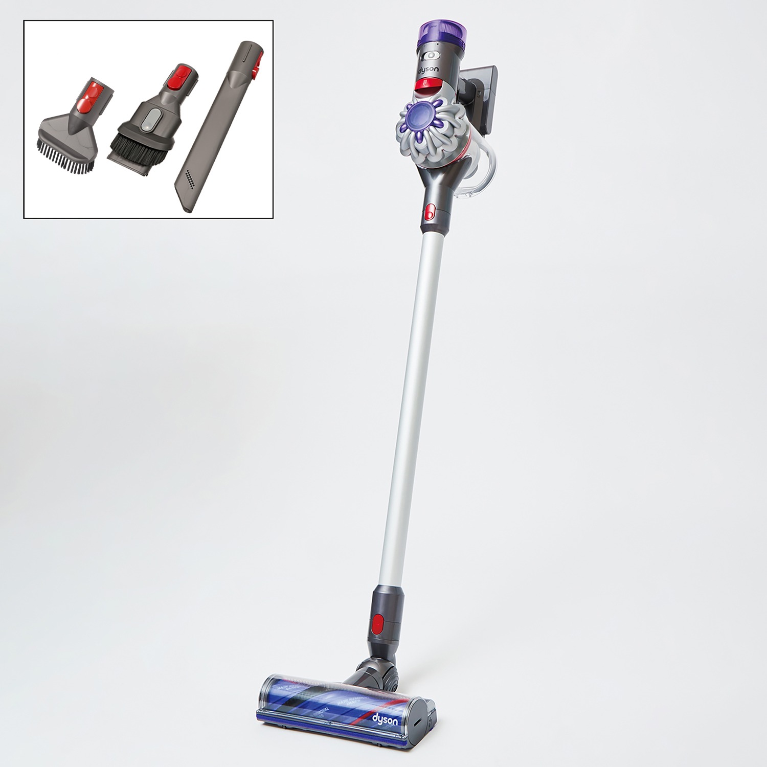 ダイソン 自動で毛絡みを解消する クリーナーヘッド搭載！ コードレス