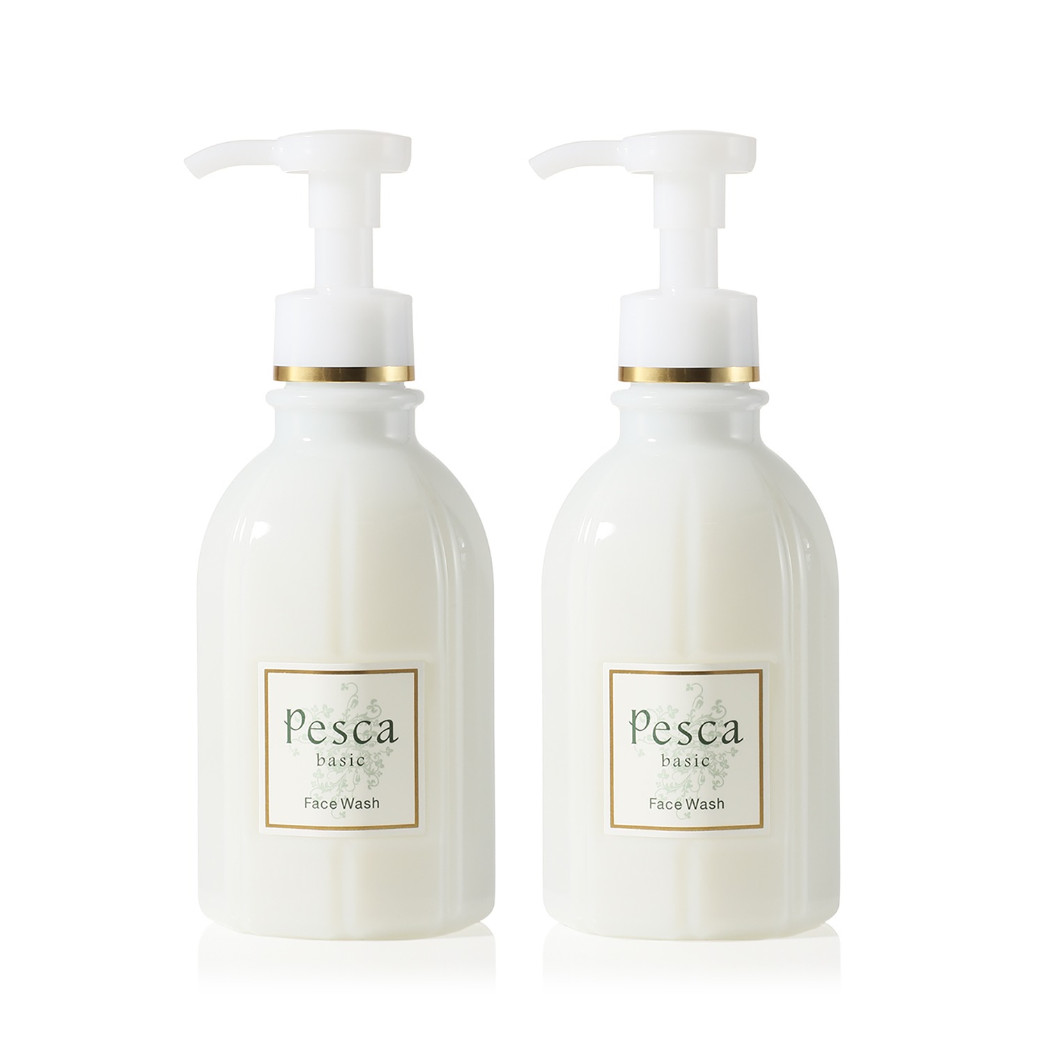 ペスカ しっとりリッチな 潤いクレンジング！ フェイスウォッシュ 2本