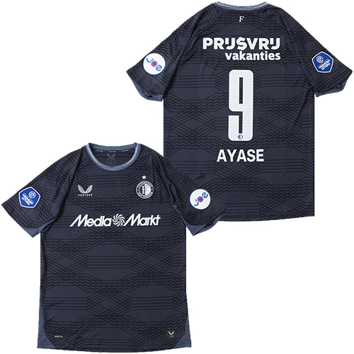 25-26 フェイエノールト AWAYユニフォーム #9 上田 綺世／サッカー