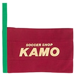 KAMOオリジナル シューズケース 紺×えんじ×紺×金／サッカーショップKAMO