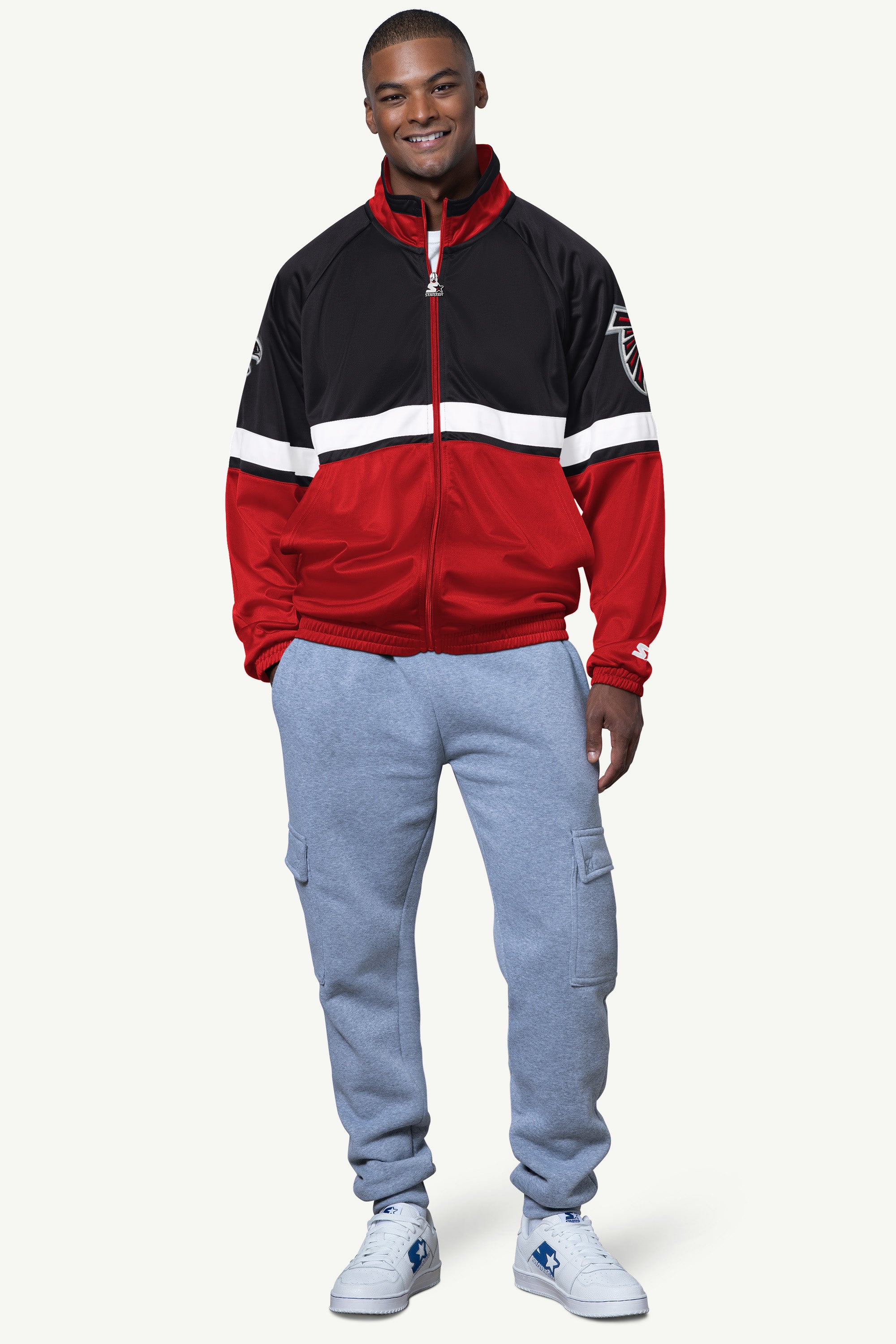 Mens Atlanta Falcons Veteran Track Jacket | NFL | Starter