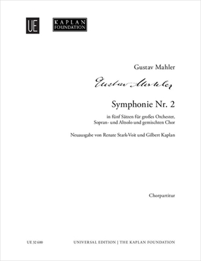 Symphonie Nr.2 [Vocal Score] MAHLER, Gustav | 合唱楽譜のパナムジカ